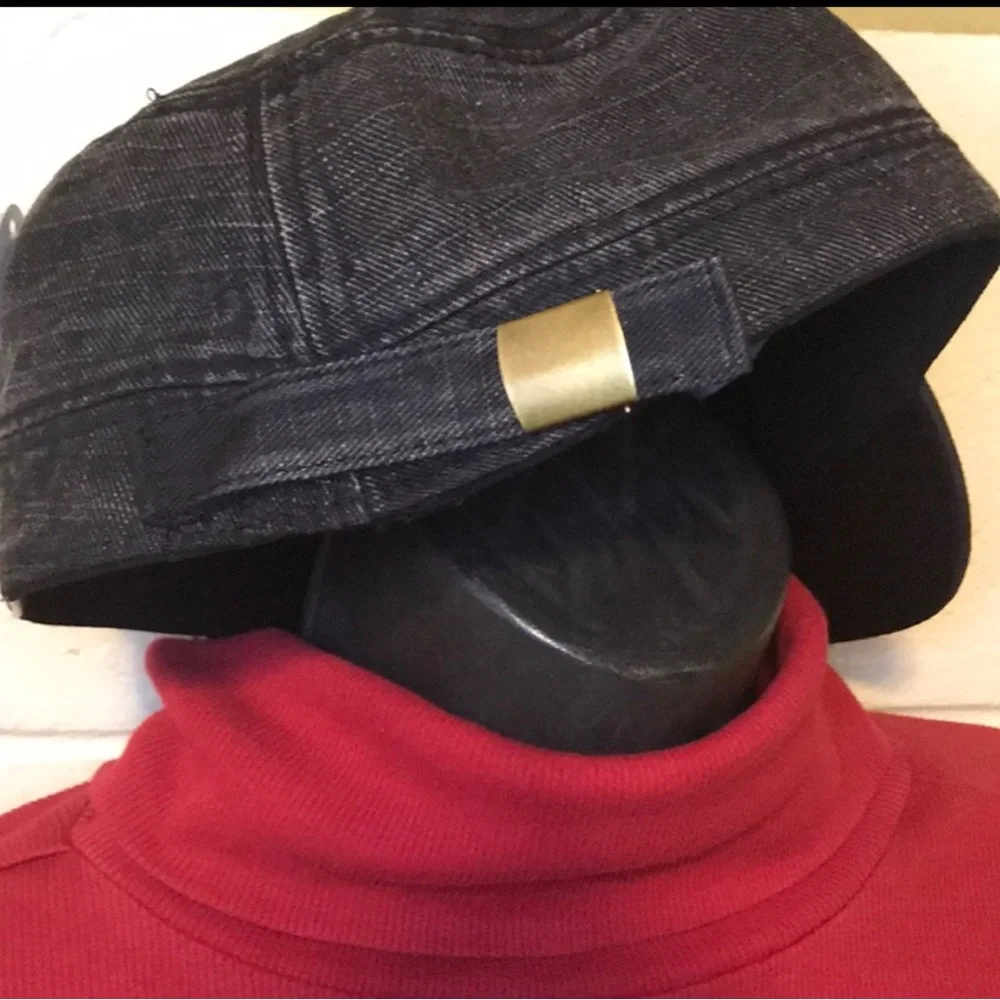 Los Angels black round 90’s street style hat baker style